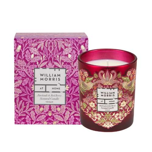 William Morris At Home Scented Candle Patchouli & Red Berry 180g NIM-FG2456