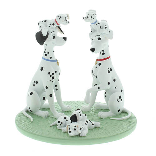 Disney Figurine 13cm 101 Dalmatians One Big Happy Family JAS-WDI188