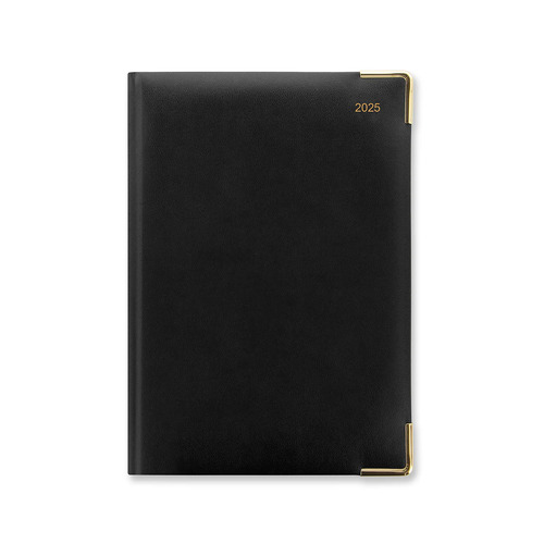 2025 Diary Letts Classic A5 Vertical Week to View w/ Appts Black C32XBK