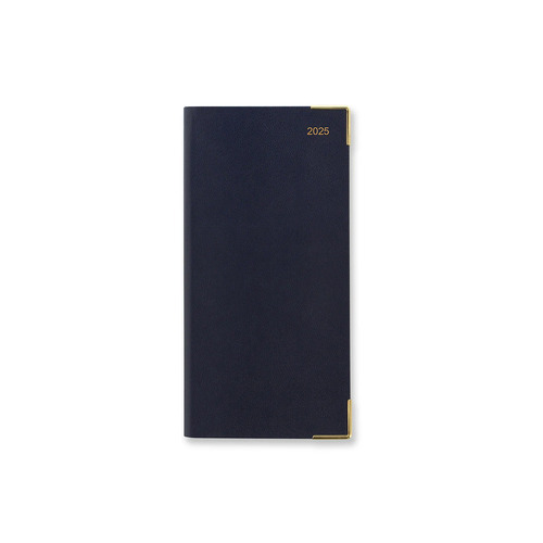 2025 Diary Letts Classic Slim Week to View w/ Appts Dark Blue T35SUBL