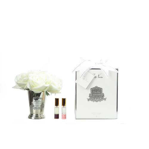 Cote Noire Perfumed Natural Touch Seven Rose Bouquet - Ivory White SMB01