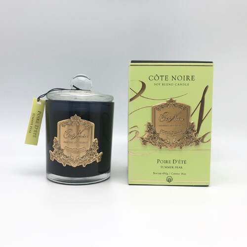 Cote Noire Soy Blend Candle Badged Gold 450 g - Summer Pear GMC45014