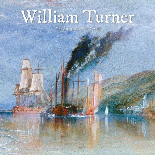 2025 Calendar William Turner 16-Month Square Wall Red Robin RR250195