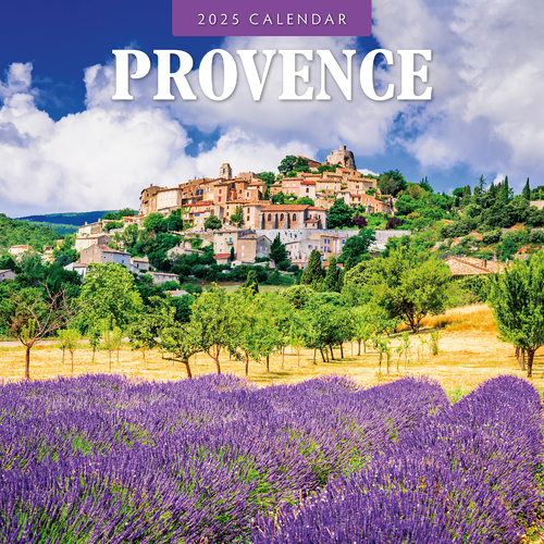 2025 Calendar Provence 16-Month Square Wall Red Robin RR250276