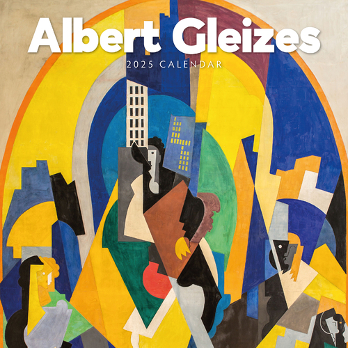 2025 Calendar Albert Gleizes 16-Month Square Wall Red Robin RR250315