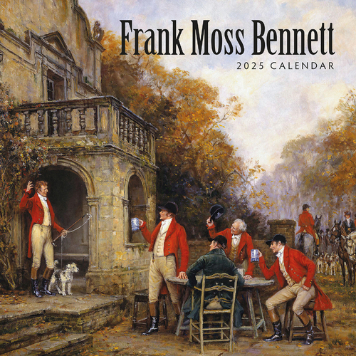 2025 Calendar Frank Moss Bennett 16-Month Square Wall Red Robin RR250321