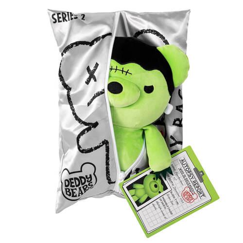 Plush Deddy Bear 30cm Plush In Body Bag with Autopsy Report Series 2 FRANKENBEAR JAS-DB211