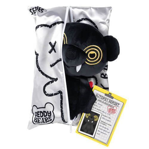 Plush Deddy Bear 30cm Plush In Body Bag with Autopsy Report Series 2 ZOMBAT JAS-DB213