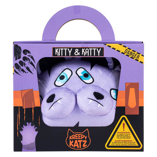 Kreepy Katz Plush In Carrier LARGE 30cm Katty & Kitty (Series 1) JAS-KK1206