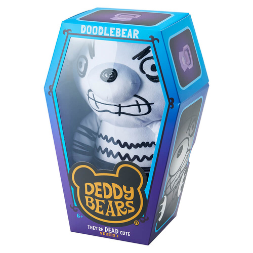 Deddy Bears Series 3 30cm Plush In Coffin DOODLEBEAR, Halloween JAS-DB31204