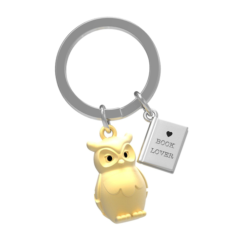 Metalmorphose Miniature 3D Metal Keychain - Wise Owl MTM-KWI