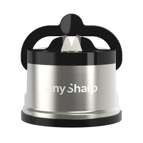 Anysharp Pro Metal Knife Sharpener Gunmetal & Black 6x6x5cm ISA-ASKSPRO