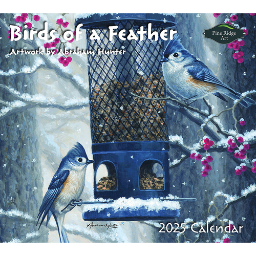 2025 Pine Ridge Calendar Birds Of A Feather by Janene Grende Wall, Pine Ridge Art 5973