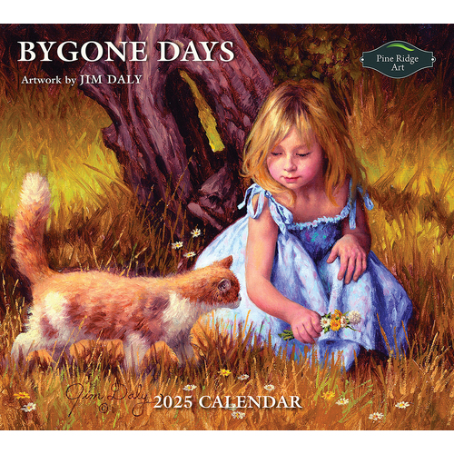 2025 Calendar Bygone Days by Jim Daly Wall, Pine Ridge 5982