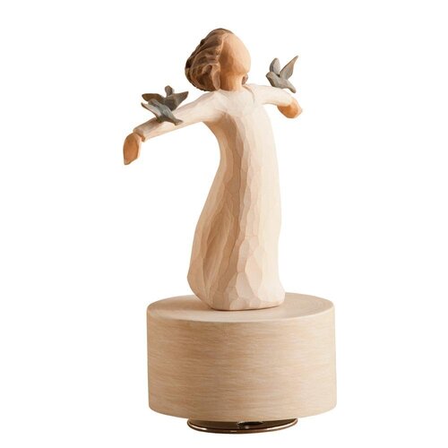 Willow Tree Musical Figurine 20cm Happiness Waltz of the Flowers, Whitehill 26456