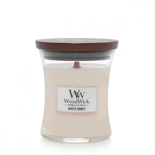 WoodWick Scented Candle White Honey Medium 275g WW92026