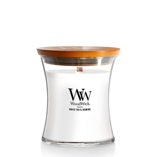 WoodWick Scented Candle White Tea & Jasmine Medium 275g WW92062