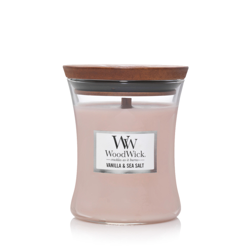 WoodWick Scented Candle Vanilla & Sea Salt Medium 275g WW92191