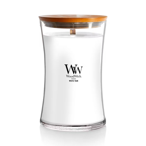 WoodWick Scented Candle White Teak Large 609g WW93039