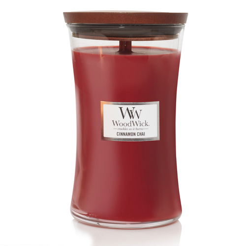 WoodWick Scented Candle Cinnamon Chai Large 609g WW93104