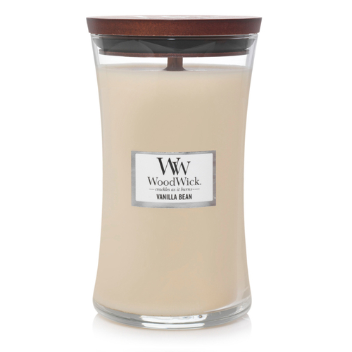 WoodWick Scented Candle Vanilla Bean Large 609g WW93112