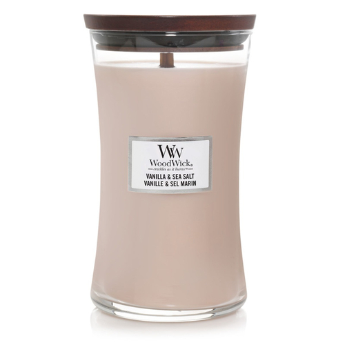 WoodWick Scented Candle Vanilla & Sea Salt Large 609g WW93191