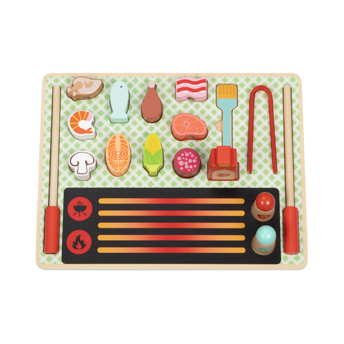 Tooky Toy Pretend Play Toys Grill Set, Eleganter TJ454