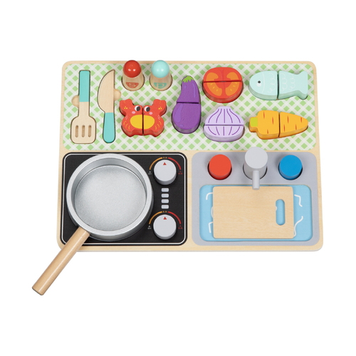 Tooky Toy Pretend Play Toys Kitchen Set, Eleganter TJ453