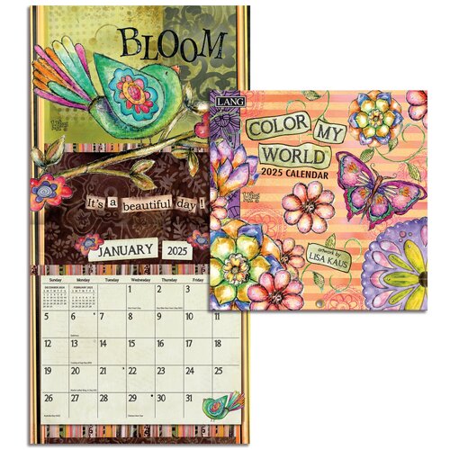 2025 Calendar Color My World by Lisa Kaus Mini Wall, Lang 25991079239