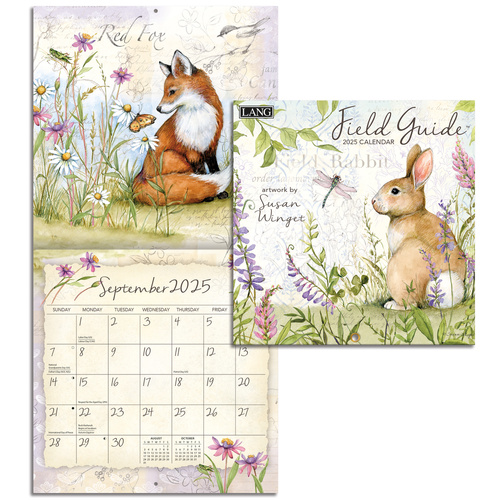 2025 Calendar Field Guide by Susan Winget Mini Wall, Lang 25991079265