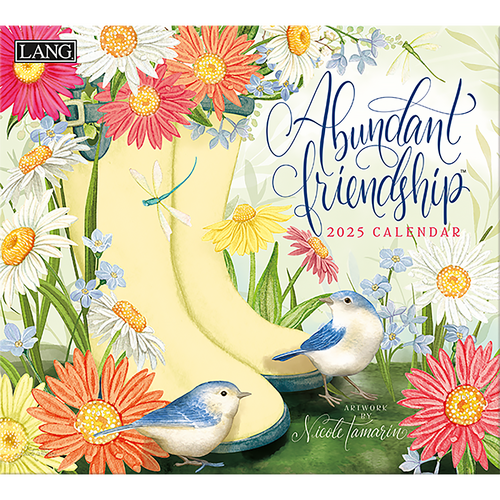 2025 LANG Calendar Abundant Friendship by Nicole Tamarin Wall, Lang 25991002005