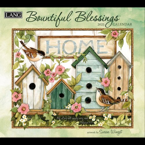 2025 Calendar Bountiful Blessings by Susan Winget Wall, Lang 25991001897