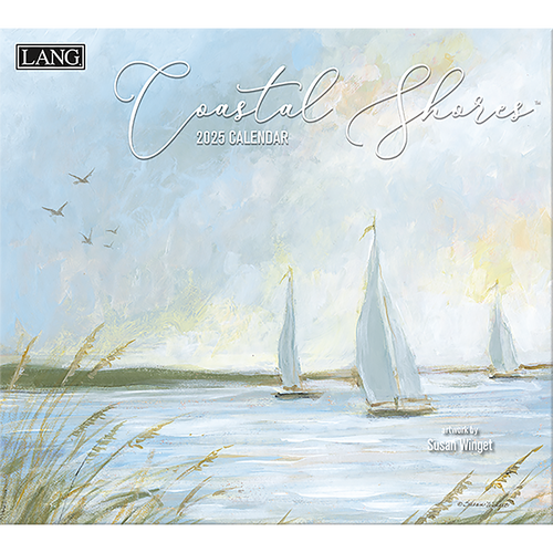 2025 Calendar Coastal Shores by Susan Winget Wall, Lang 25991002023