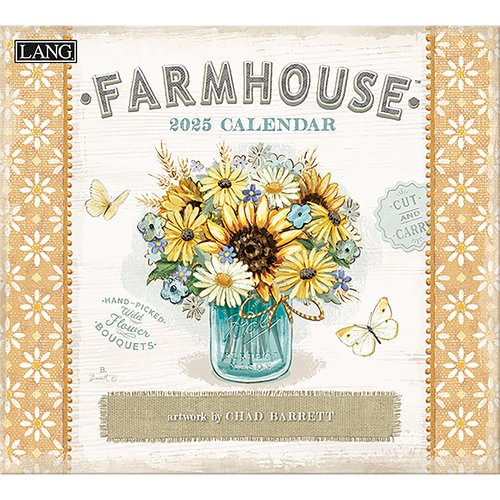 2025 Calendar Farmhouse by Chad Barrett Wall, Lang 25991002008