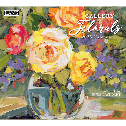 2025 Calendar Gallery Florals by Susan Winget Wall, Lang 25991002020