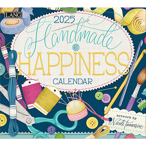 2025 Calendar Handmade Happiness by Nicole Tamarin Wall, Lang 25991002031