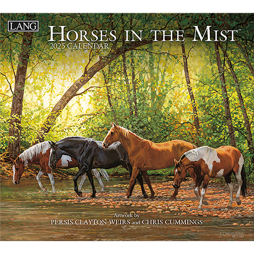 2025 Calendar Horses In The Mist by Weirs & Cummings Wall, Lang 25991001917