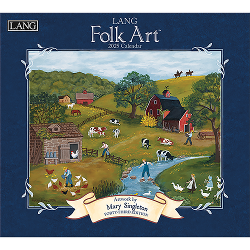 2025 Calendar Folk Art by Mary Singleton Wall, Lang 25991001922