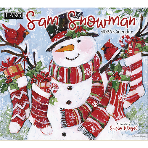 2025 Calendar Sam Snowman by Susan Winget Wall, Lang 25991001939