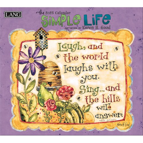 2025 Calendar Simple Life by Karen H. Good Wall, Lang 25991001879