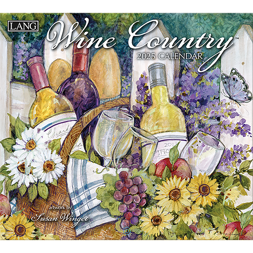 2025 Calendar Wine Country by Susan Winget Wall, Lang 25991001885