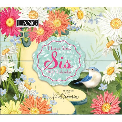 2025 Calendar 365 Daily Thoughts I Love You Sis by Nicole Tamarin Boxed, Lang 25991015505