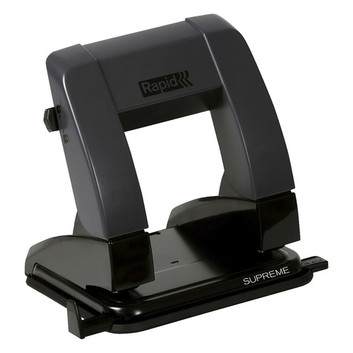 Rapid Supreme SP20 Hole Punch 2-Hole 20 Sheets Black/Graphite 24845411