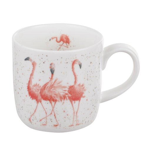 Wrendale Designs Mug 300mL Pink Ladies Flamingos, Whitehill MMMH5629-XS