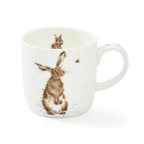 Wrendale Designs Mug 300mL The Hare & The Bee Hare, Whitehill MMOU5629-XS