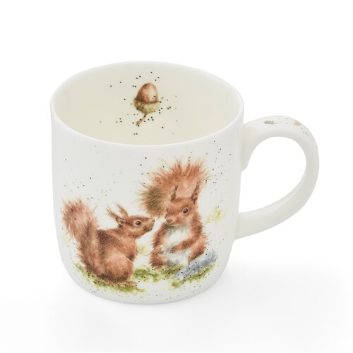 Wrendale Designs Mug 300mL Between Friends Squirrel, Whitehill MMOT5629-XS