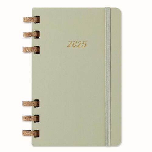 2025 Diary Moleskine Solar Planner Large Wkly/Mthly Spiral Kiwi M-DHSPK5212MWH3Y25