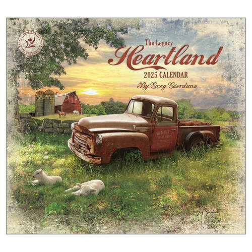 2025 Calendar Heartland by Greg Giordano Wall, Legacy WCA91088