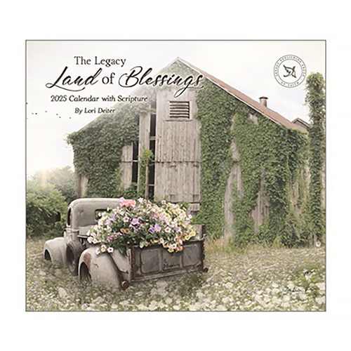 2025 Calendar Land Of Blessings by Lori Deiter Wall, Legacy WCA91389