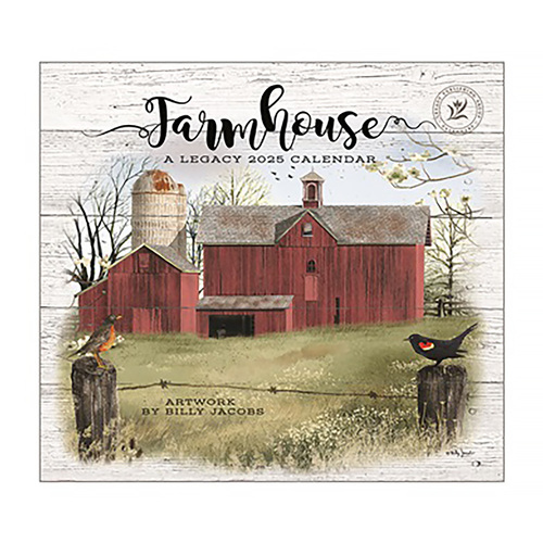 2025 Calendar Farmhouse by Billy Jacobs Wall, Legacy WCA92396